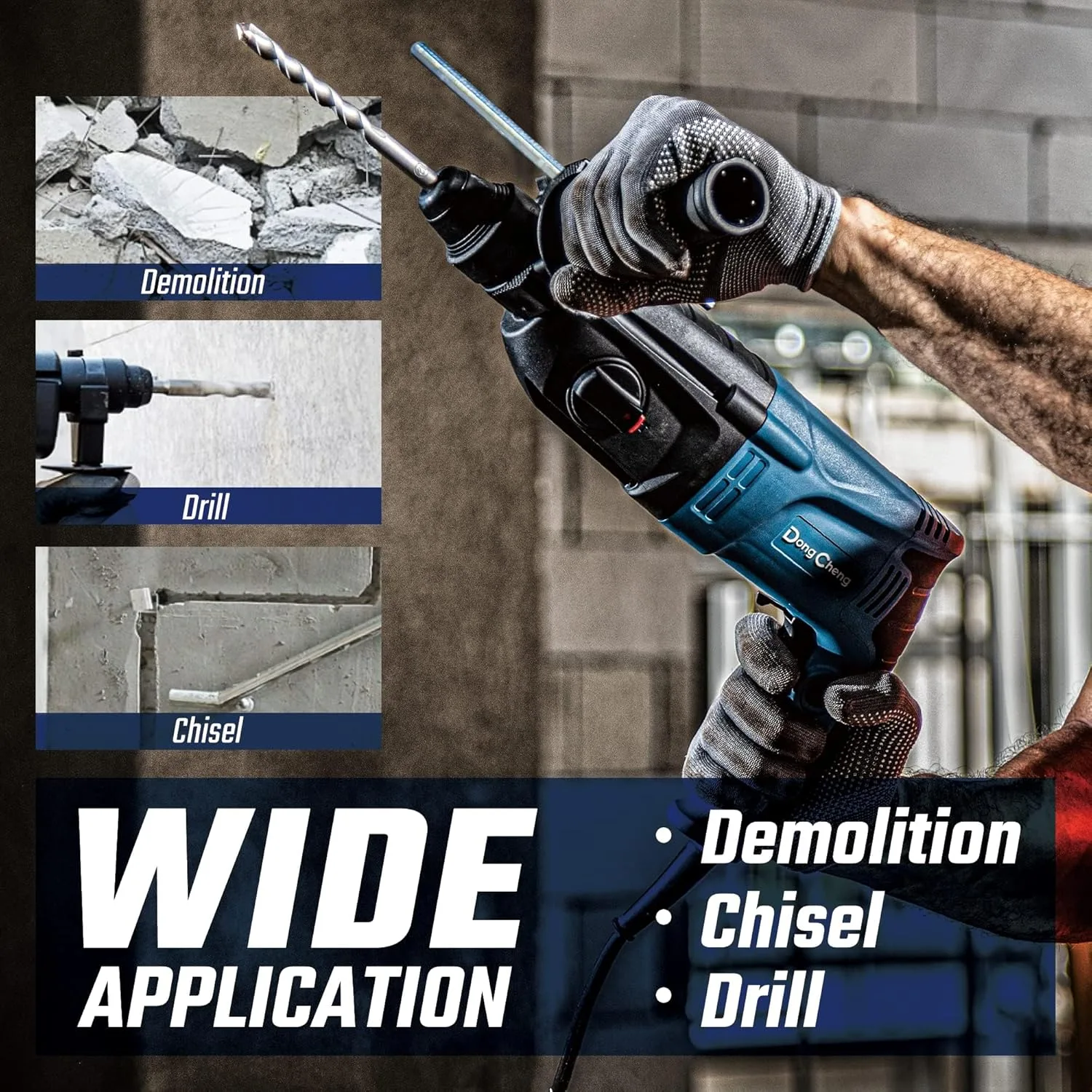 DZC15-26 Electric Rotary Hammer 800W